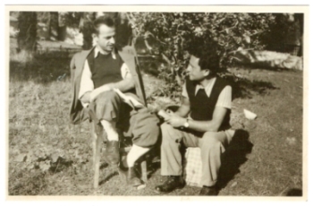 Alois Gogg und Max Balter in Tortoreto Stazione (1941)